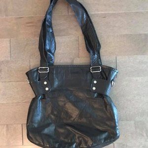 Rudsak Domenica Black Leather Tote